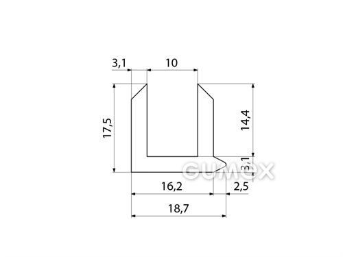 SILIKONPROFILE U-FORM
